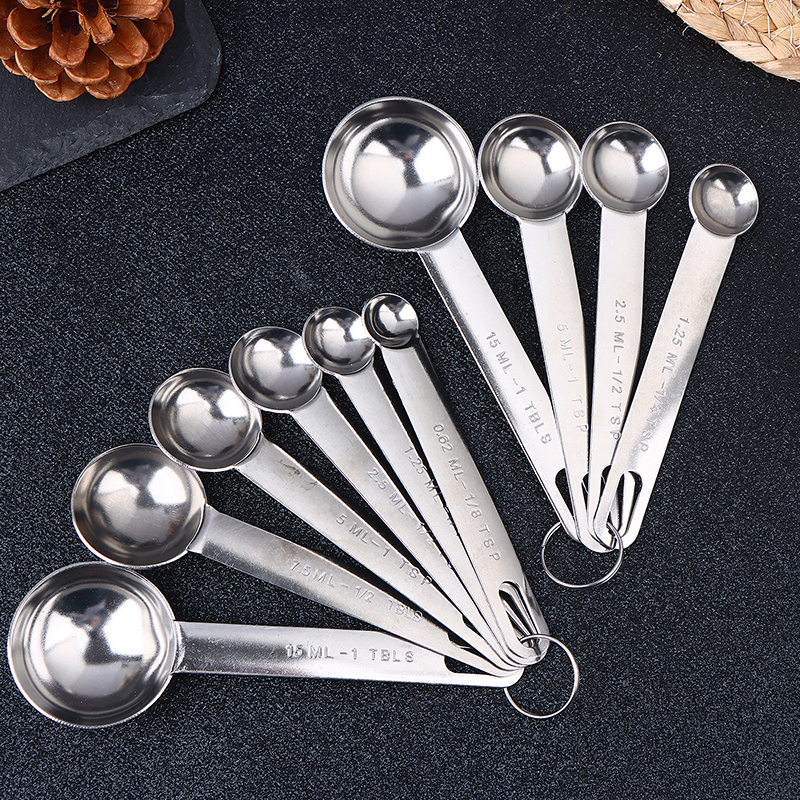 Kitchen Baking Scale - Stainless Steel Measuring Spoon Cup With