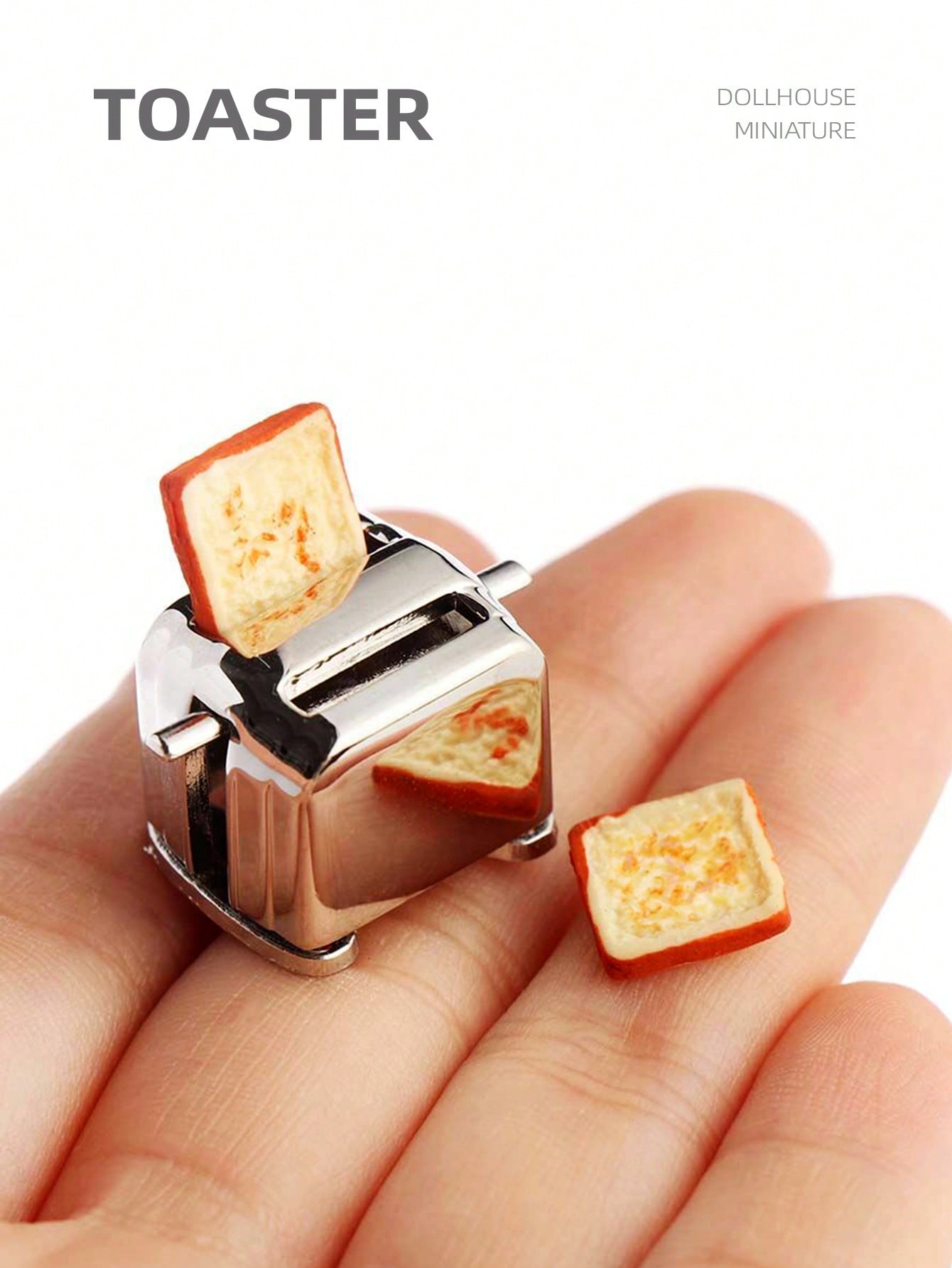 1:12 Dollhouse Miniature Toast - Kitchen Baking Storage ulasan dan harga
