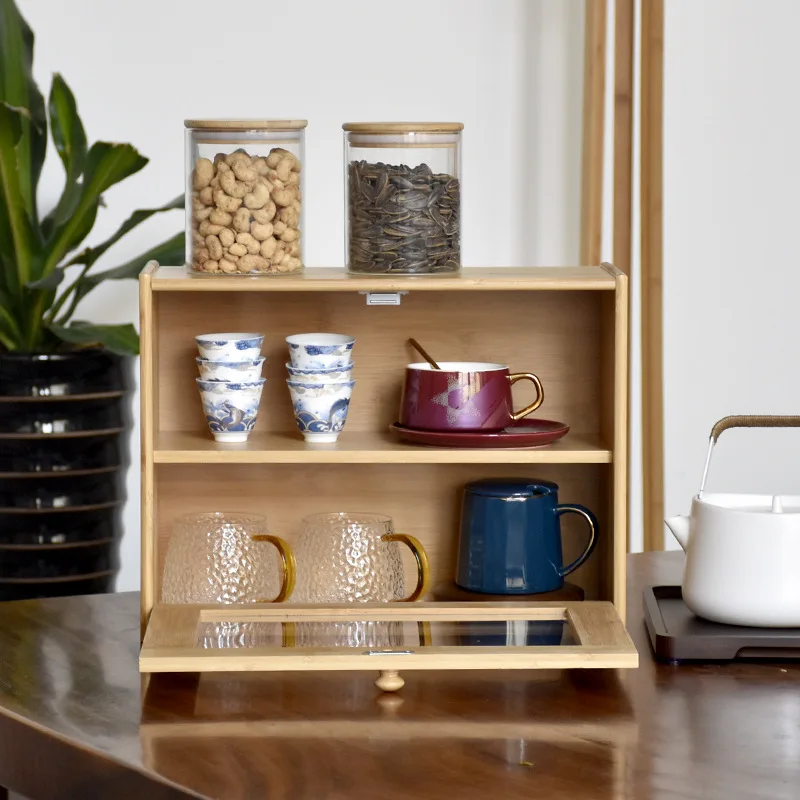 Bamboo Bread Box Storage Box D - Kitchen Zain ulasan dan harga