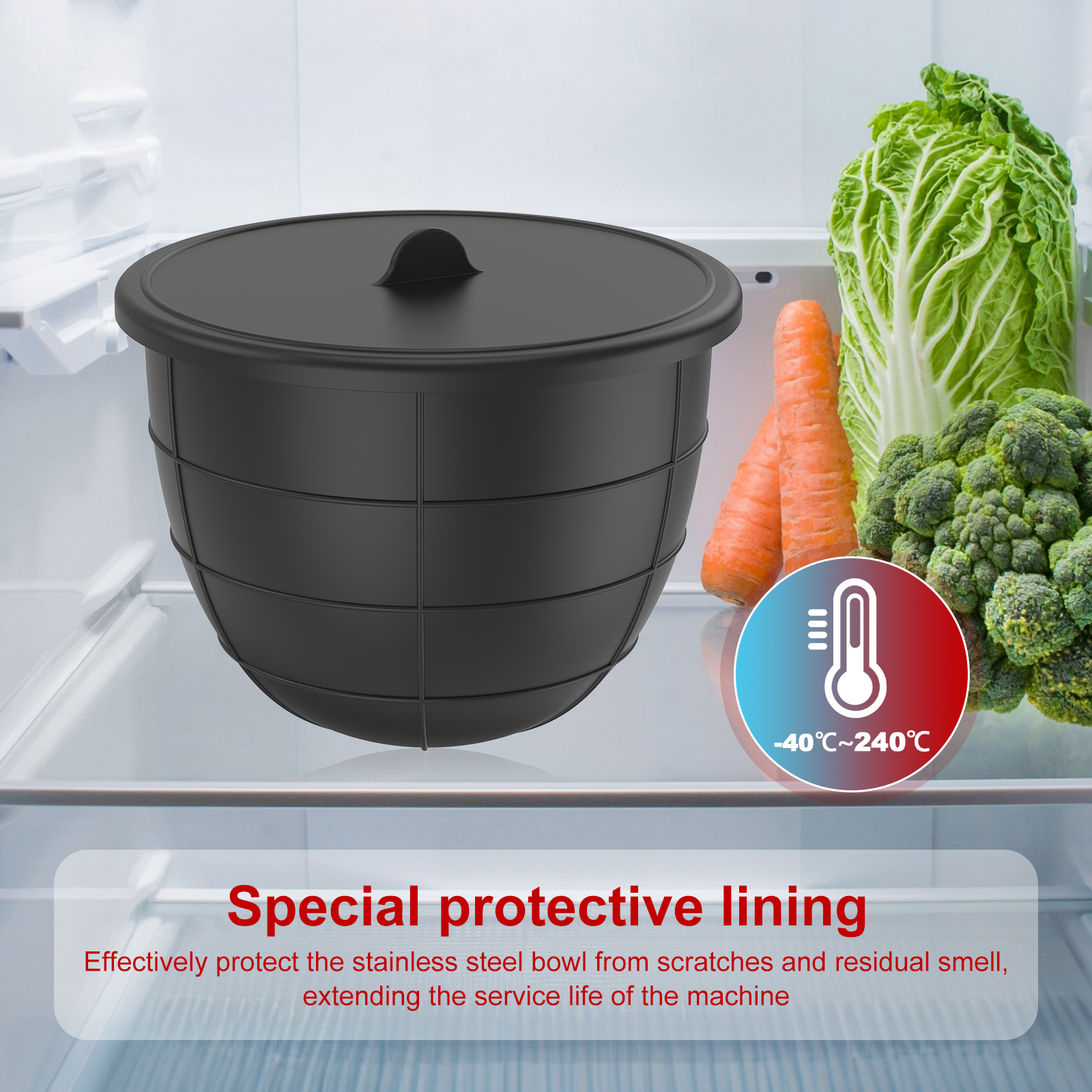 3 Pcs Kitchen Silicone Bowl In - Kitchen Aid Baking Lid ulasan dan harga