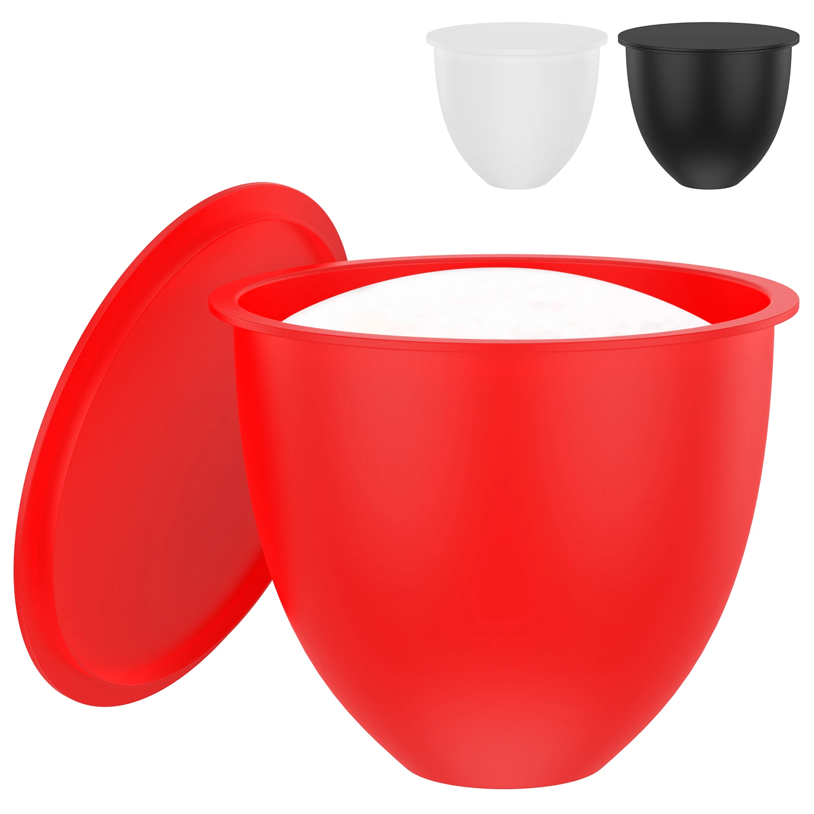 3Pcs Silicone Bowl With Lids I - Kitchen Aid Baking Lid ulasan dan harga