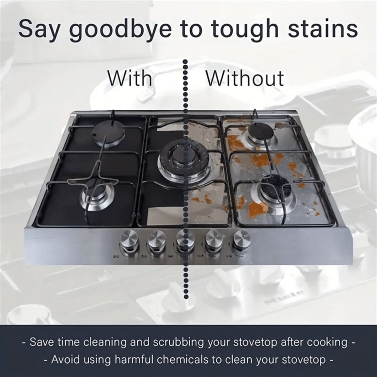 2PCS Teflon Gas Stove Cover, 0 - Kitchen Baking Cooking ulasan dan harga