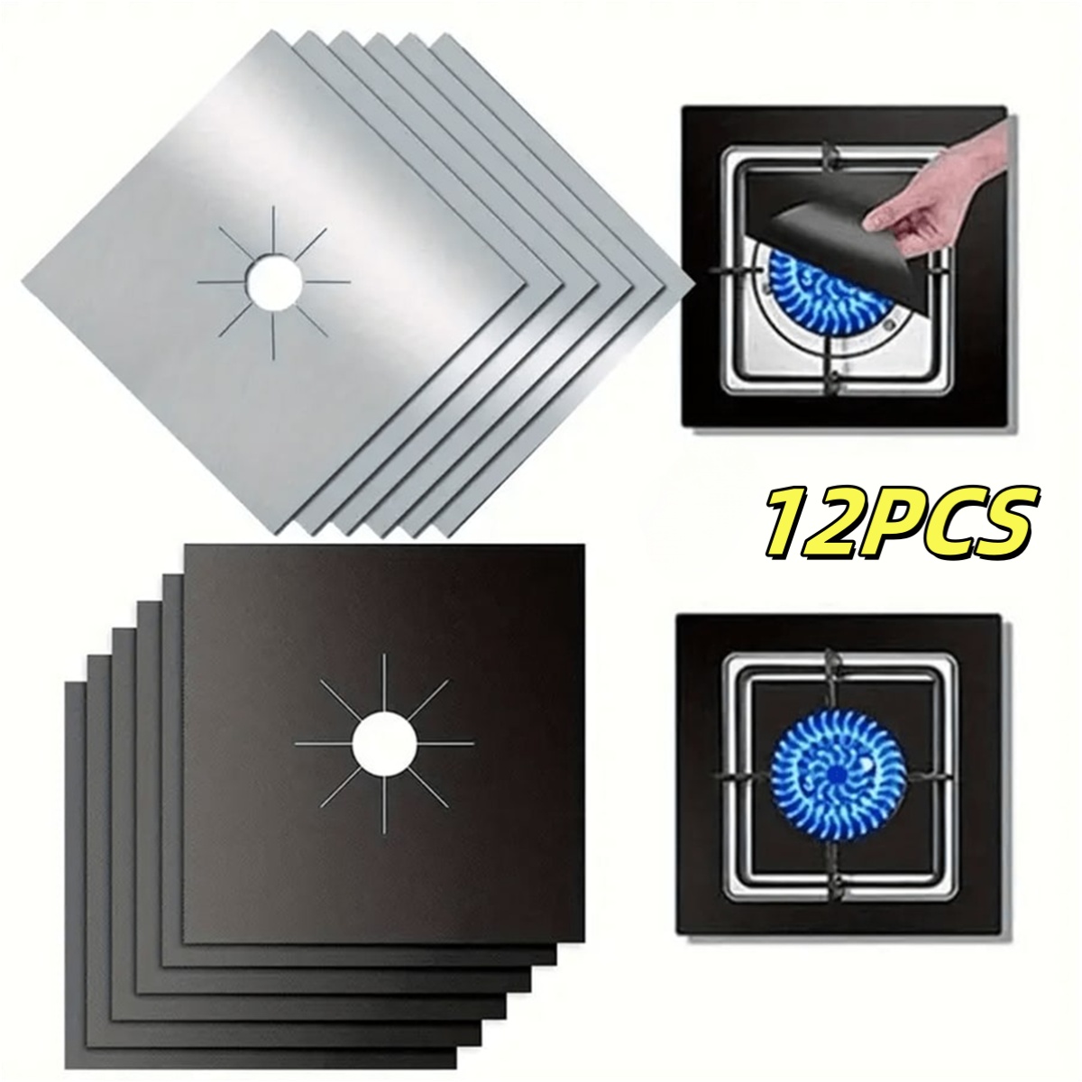 2PCS Teflon Gas Stove Cover, 0 - Kitchen Baking Cooking ulasan dan harga