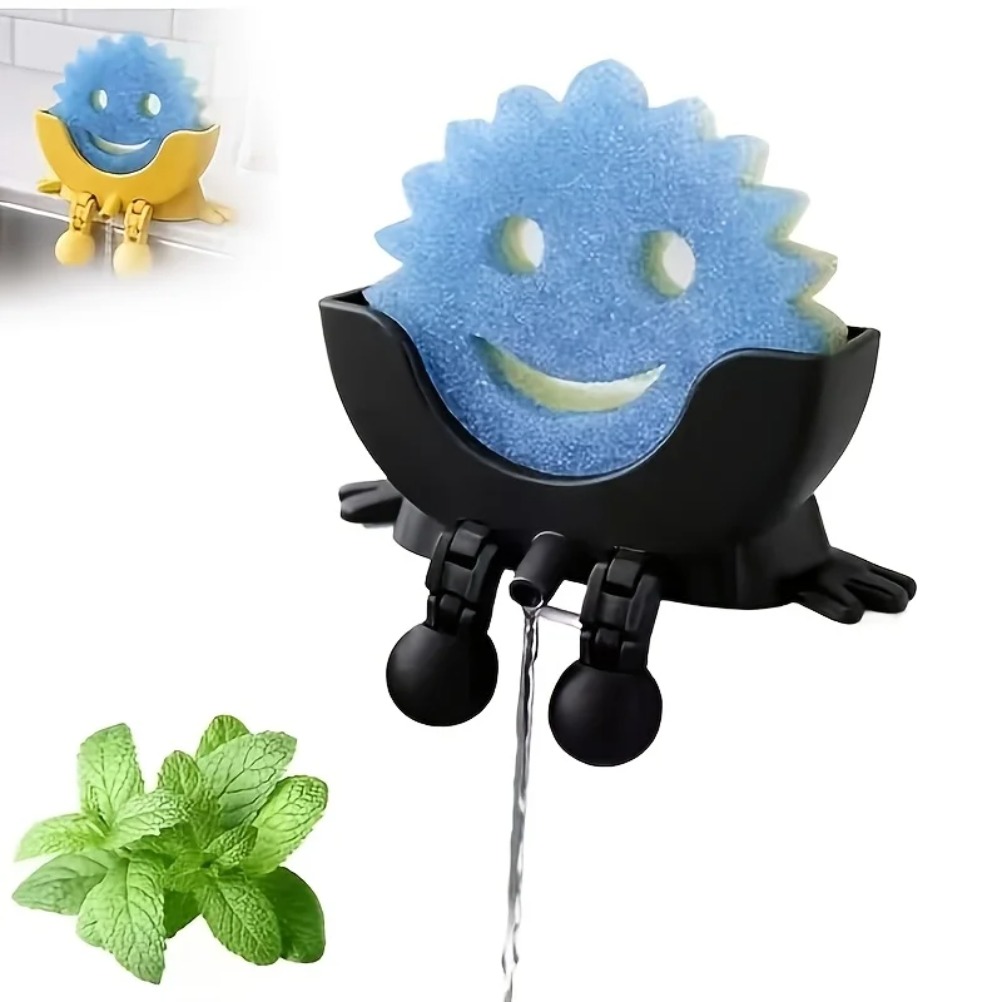 Drainable Soap & Sponge Holder - Kitchen Baking Storage ulasan dan harga