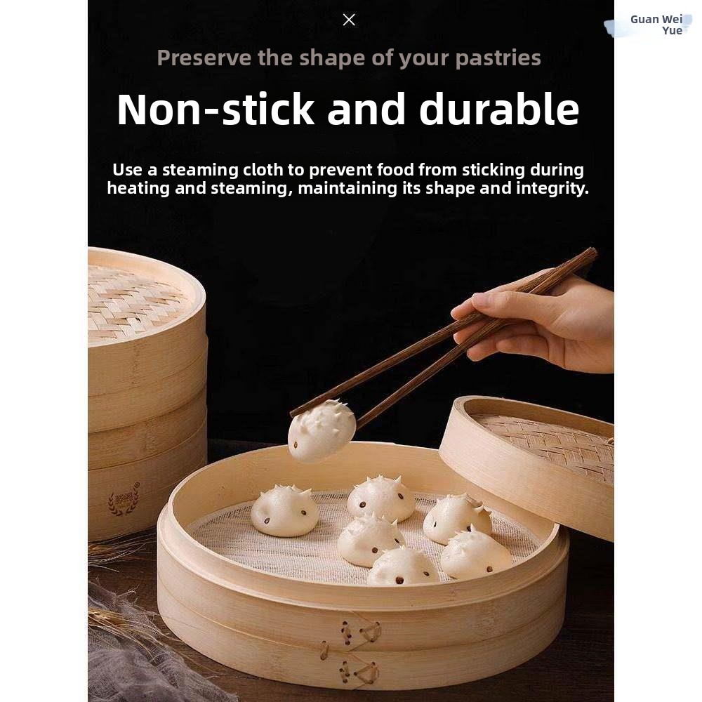 Non-Stick round Steaming Cloth - Kitchen Baking Cloth ulasan dan harga