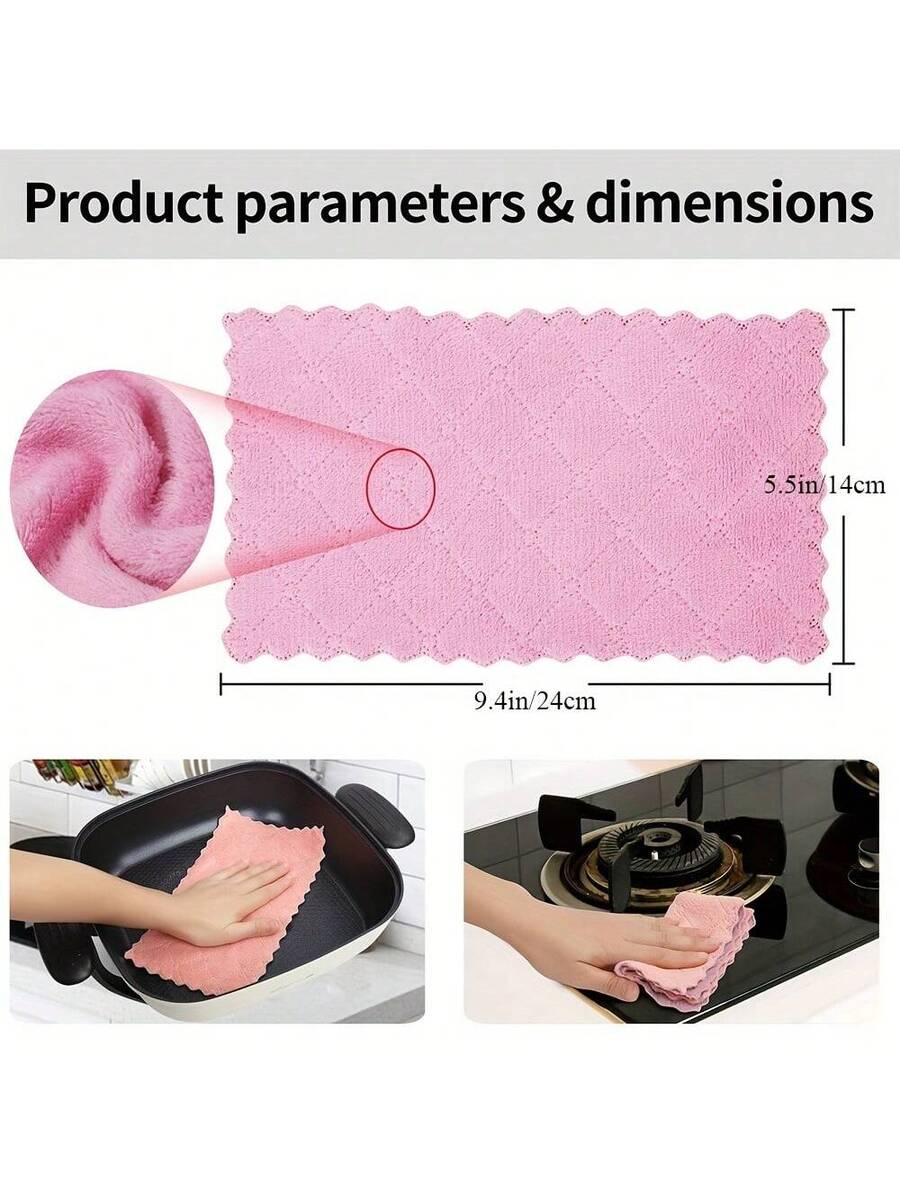 10pcs Kitchen Towels Set Dishc - Kitchen Baking Cooking ulasan dan harga