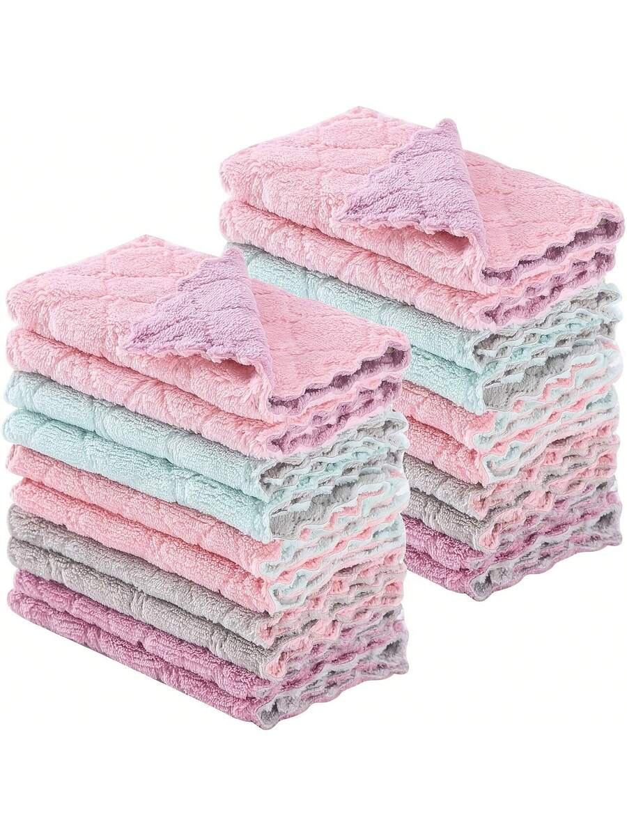 10pcs Kitchen Towels Set Dishc - Kitchen Baking Cooking ulasan dan harga