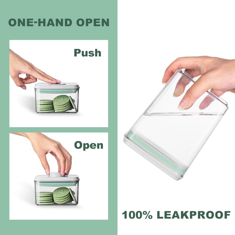 Ankou 3Pcs 1.2L Pop Airtight F - Kitchen Baking Storage ulasan dan harga