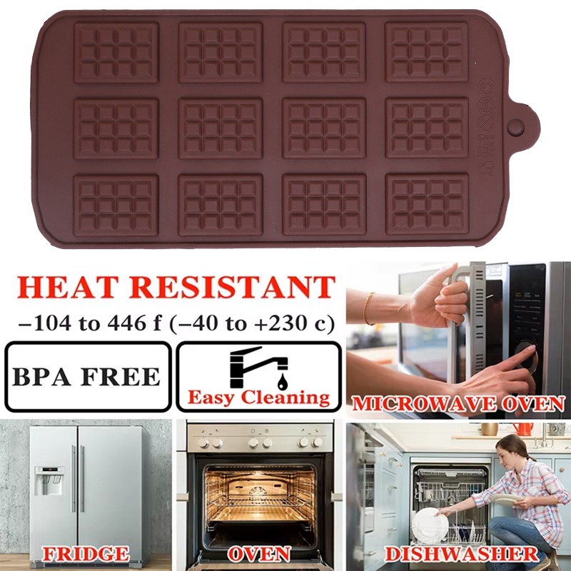 Silicone Chocolate Mold 12 Eve - Kitchen Baking Storage ulasan dan harga