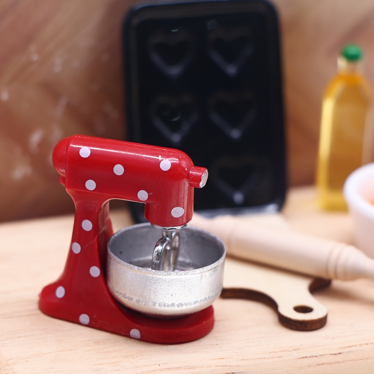 Mini Red Blender Model - Doll  - Kitchen Baking Blender ulasan dan harga