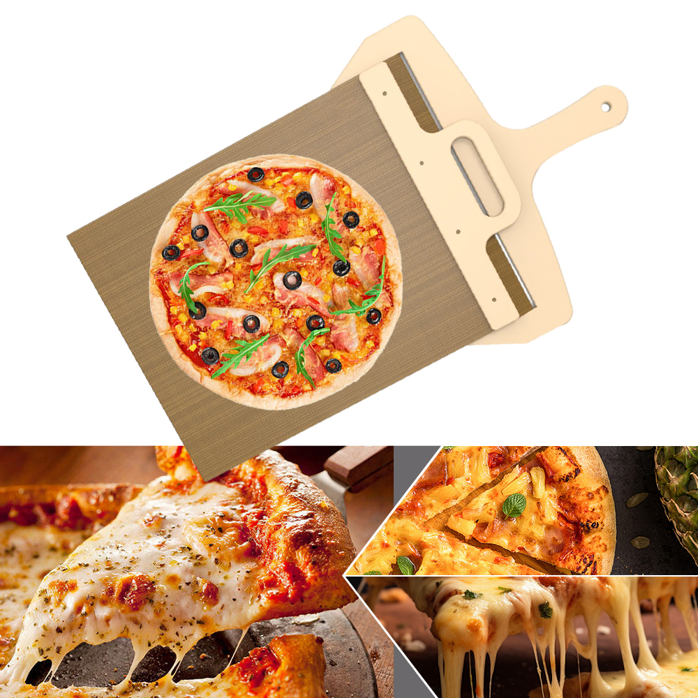 Sliding Pizza Peel - 12 inch P - Kitchen Baking Cloth ulasan dan harga