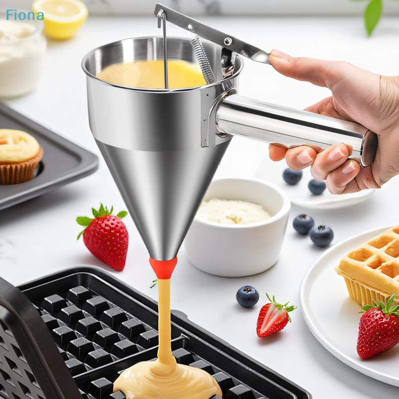 ✔Stainless Steel Funnel Dispen - Kitchen Baking Blender ulasan dan harga