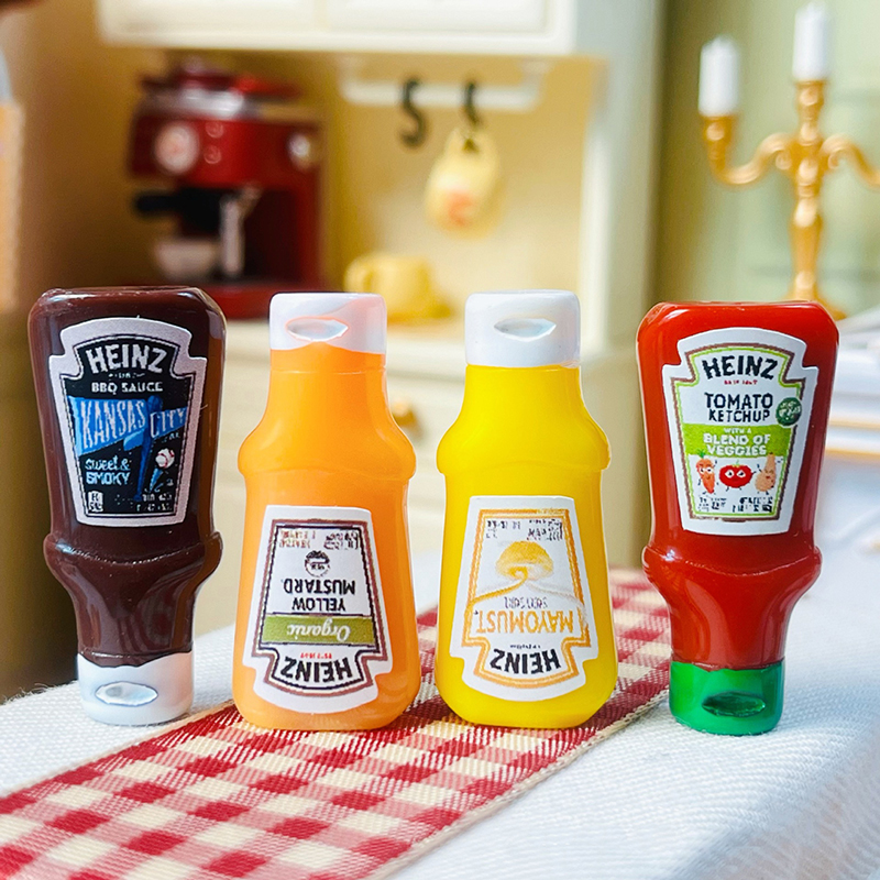 4Pcs Dollhouse Miniature Straw - Kitchen Baking Storage ulasan dan harga