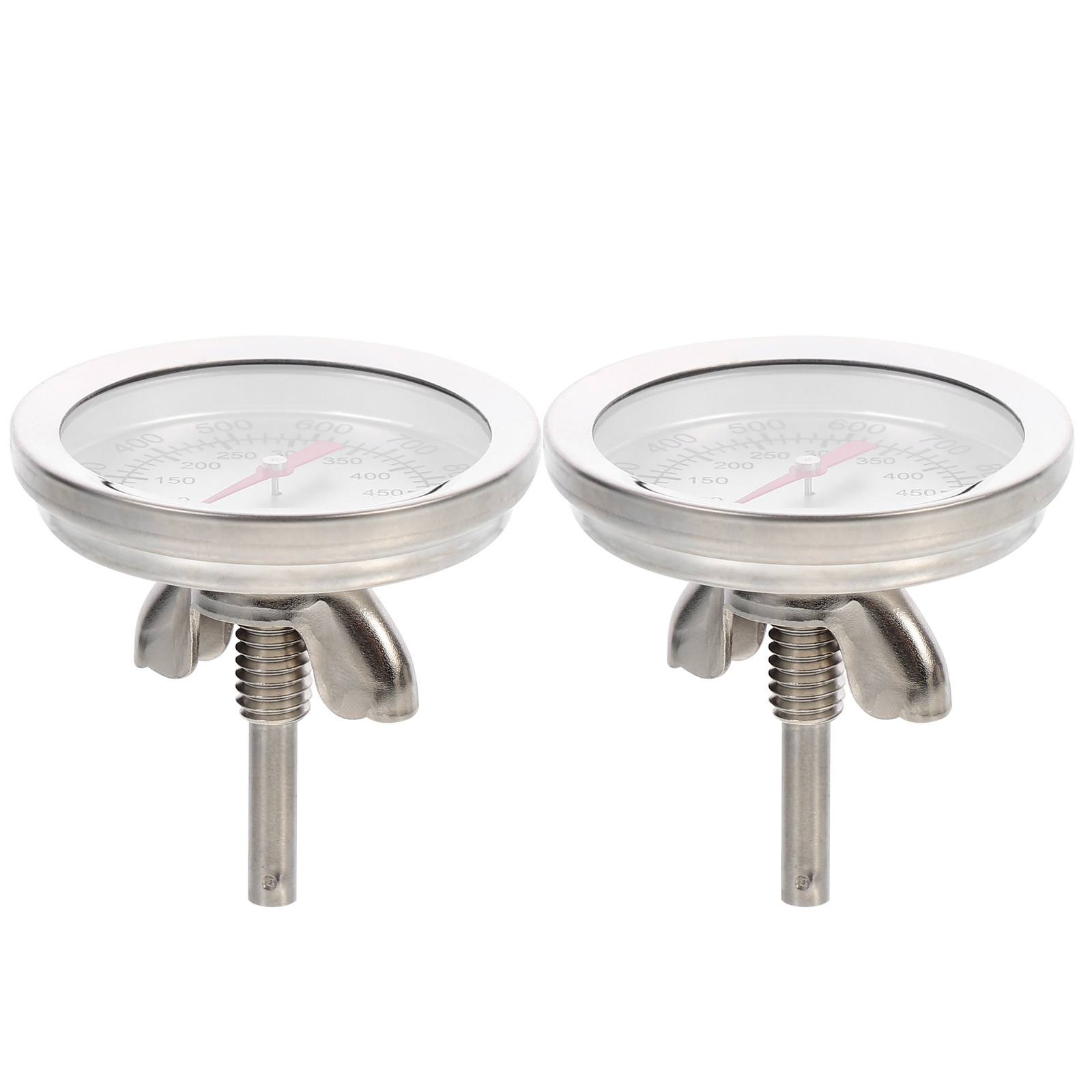 2Pcs Stainless Steel Oven Ther - Kitchen Baking Cooking ulasan dan harga