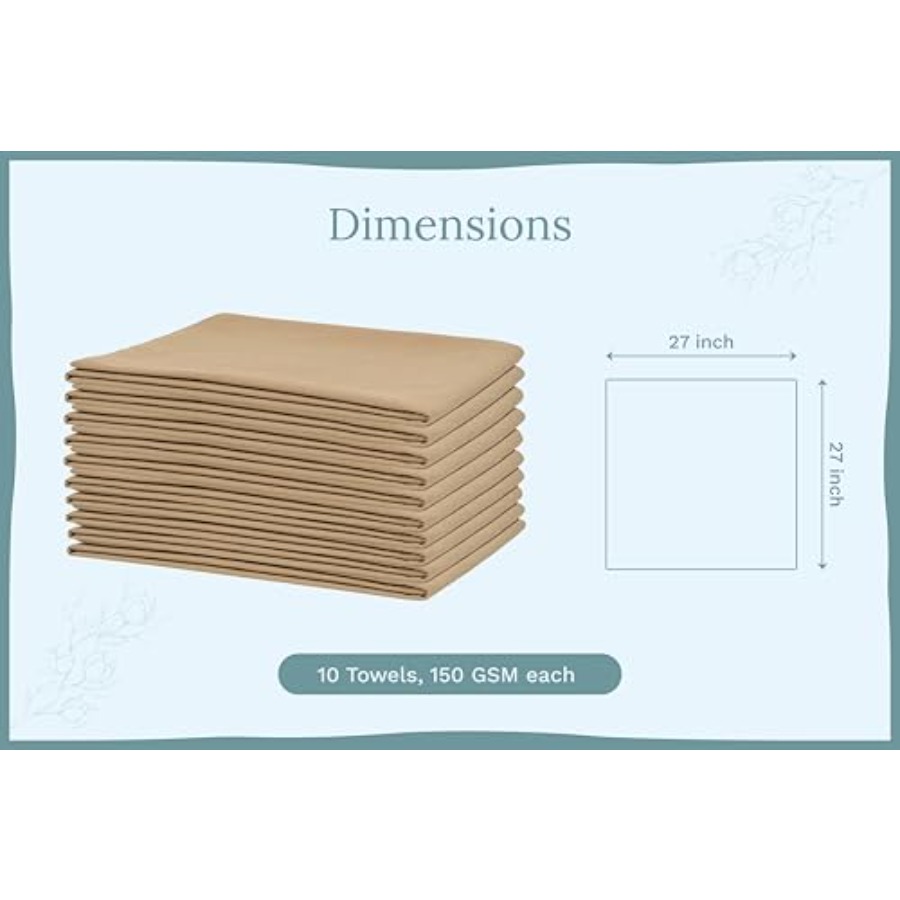 Organic Cotton Beige Flour Sac - Kitchen Baking Cloth ulasan dan harga