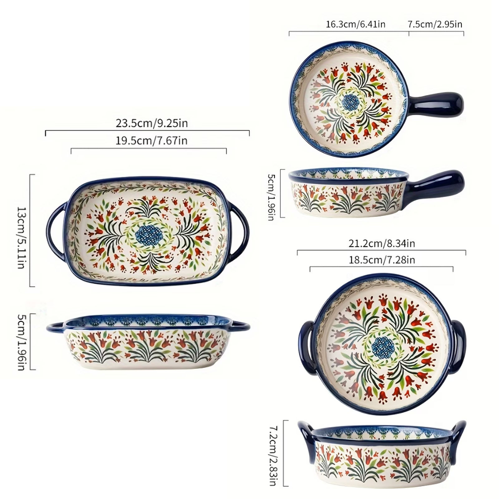 1pc,Polish-style baking dish b - Kitchen Baking Bowls ulasan dan harga