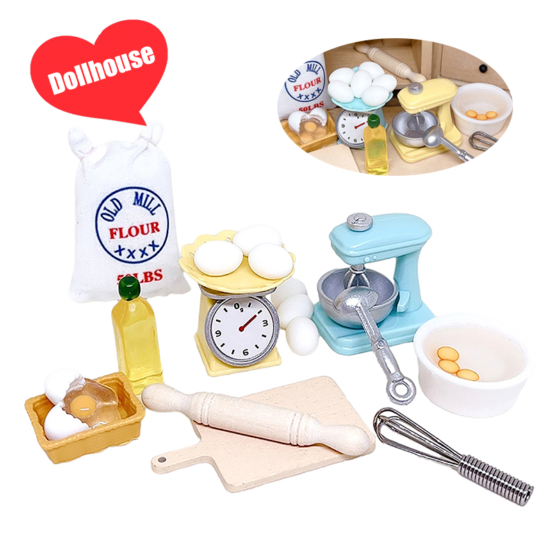 1Set 1:12 Dollhouse Miniature  - Kitchen With Baking Area ulasan dan harga