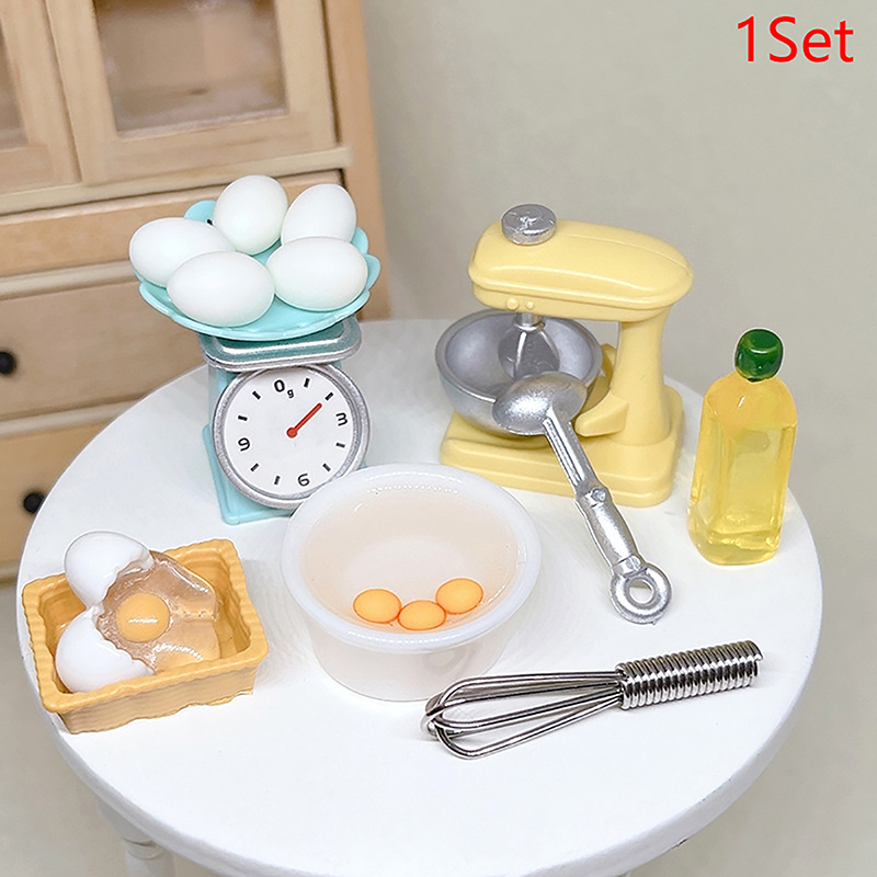 1Set 1:12 Dollhouse Miniature  - Kitchen With Baking Area ulasan dan harga