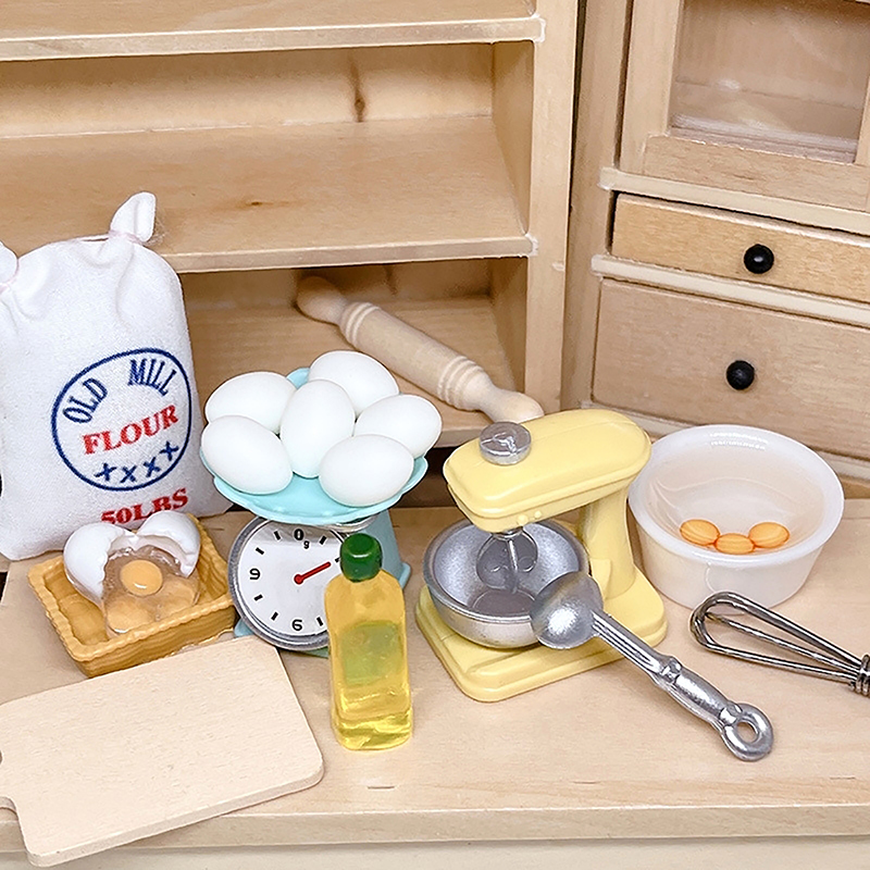 1Set 1:12 Dollhouse Miniature  - Kitchen With Baking Area ulasan dan harga
