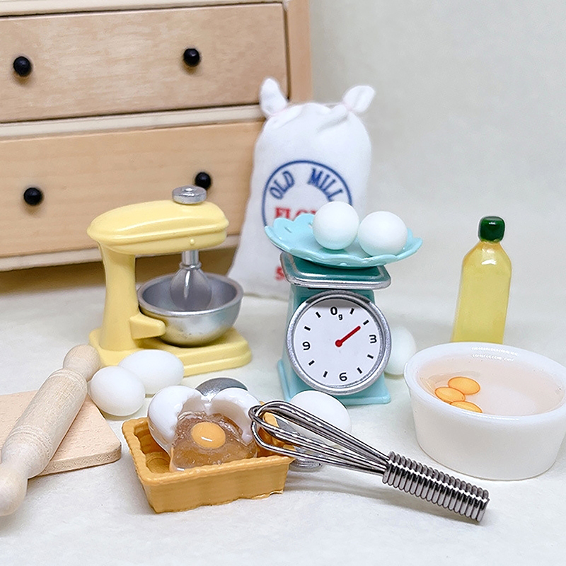 1Set 1:12 Dollhouse Miniature  - Kitchen With Baking Area ulasan dan harga