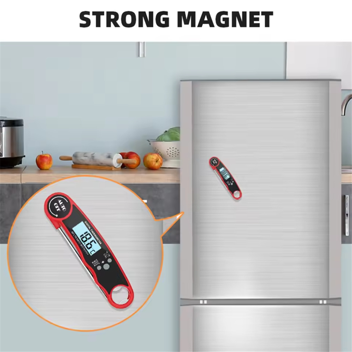 A002 Food Thermometer Kitchen  - Kitchen With Baking Area ulasan dan harga