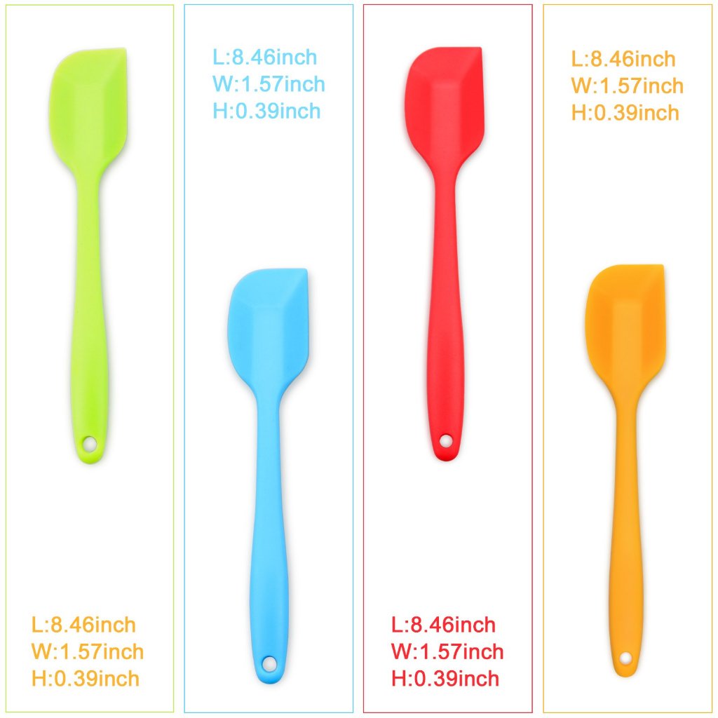 Silicone Spatula,Heat-Resistan - Kitchen Baking Blender ulasan dan harga