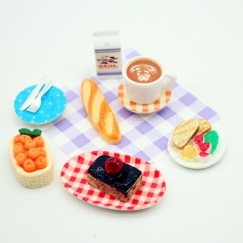 1Set Dollhouse Mini Breakfast  - Kitchen Baking Cooking ulasan dan harga