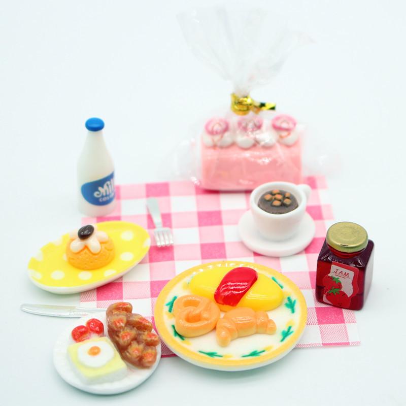 1Set Dollhouse Mini Breakfast  - Kitchen Baking Cooking ulasan dan harga